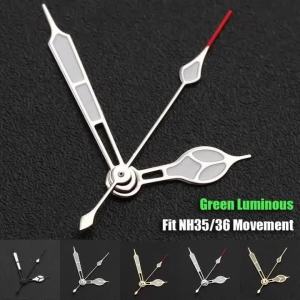 Fit NH35 Hands Modified Cathedral with Gold Black Silver Watch Hands For NH34 NH35 NH36 NH38 NH39 NH70 Movement Watches Pointers
