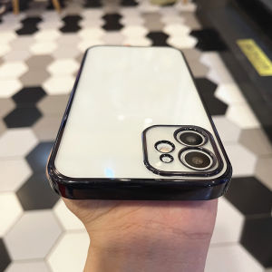 Black Transparent Phone Case for Xiaomi 13 12 12T 11 11T 10T Civi 2 Redmi Note 12 11 11S 10 10S POCO M5S M4 M3 F4 F3 X4 Lite Pro Plus Pro+ Max 4G 5G Shockproof Protective Cute New Design Creative Plating Clear Soft Casing Cover K1-1