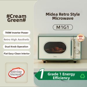 Midea | Home Use Retro Mini Inverter Microwave Oven
