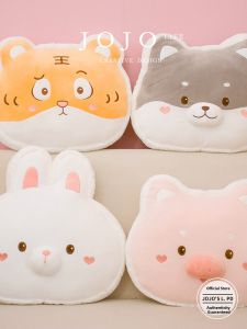 Soft Cute Tiger Head Pillow Mcdull Plush Doll Toy for All Ages PP Cotton Filled Short Fluffy Material Made in China