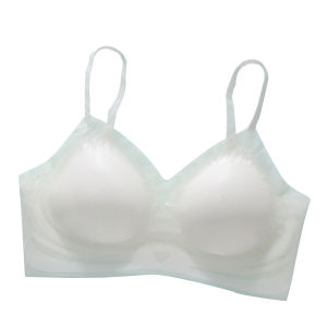 Seamless Wireless Womens Bra Invisible Anti-Sagging Breathable Beauty Back Strap Underwear Nylon Fabric Sporty Style All Seasons