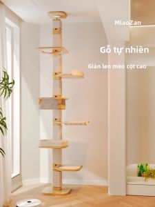 MIAOZAN | DIY Assembling Space-saving Cat Tree For Large Cats