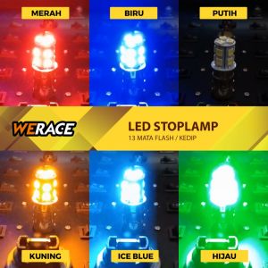 No Packaging Lampu Stop LED Model Jagung 13 Mata Flash Tanpa Kemasan