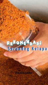 Serundeng Kelapa PEDAS 200g Kemasan Praktis - Serundeng khas daerah Ciamis