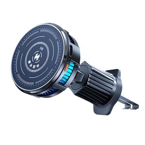 Semiconductor Cooling Magnetic Car Air Vent Holder Heat Dissipation Suction Cup Phone Mount for Iphone 17 16 15 Samsung Xiaomi