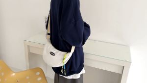 Mr. Classy Aina Small Fresh Underarm Bag for Women Nylon Cloth Saddle Bag for Girls