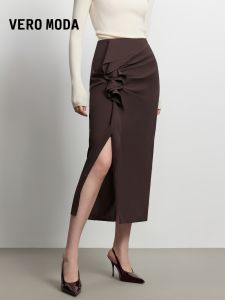 Vero Moda | Layered Ruffled Flounce Pencil Skirt