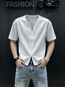Breathable Quick-Drying Stylish Split Short Sleeve T-Shirt