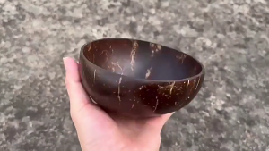 Coconut Bowls For Serving Dishes Wooden Salad Natural Coconut Shell Bowl Bowl Serving Utensils Breakfast Party