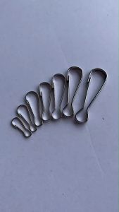 คอหมาจิ๋วสแตนเลส(Set 10/20 ชิ้น) ตะขอแหนบก้ามปู ตัวเกี่ยวสำหรับงานพวงกุญแจหรือ DIY