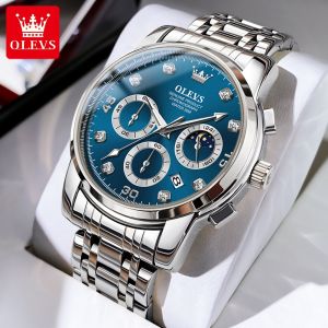 OLEVS | OLEVS Brand Watch Trendy Personalized Fashion Waterproof Luminous Quartz Mens Watch 2889