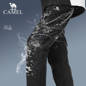 Camel women‘s water repellent soft shell pants polar fleece winter hiking pants