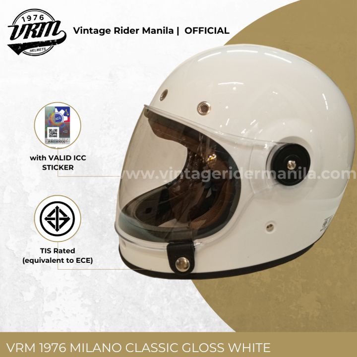 VRM 1976 MILANO CLASSIC Collection Full Face Helmet | Lazada PH VRM 1976 MILANO CLASSIC Collection Full Face Helmet | Lazada PH