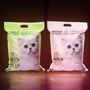 Seedo Natural Cat Litter for Multi Cats (Green Tea) 5L