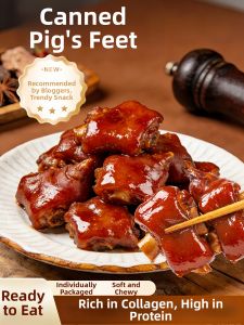 Ready-to-eat Vacuum Packed Braised Pigs Trotters Snack