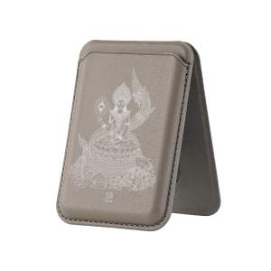 Puva Naga ซองใส่บัตร พญานาค ปู่ศรีสุทโธ ย่าศรีปทุมมา ติดหลังมือถือ ตั้งมือถือได้ ผ่านพิธีปลุกเสก จาก วังคำชะโนด จังหวัดอุดรธานีทุกชิ้น