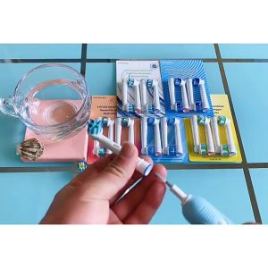 Electrc Brush heads Toothbrush Head For oral b Replacement For Braun 3D Excel pro dense Floss Action Brush Heads Refill D12 /6000 /8000