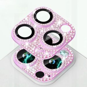 Camera Lens Protector Diamond Ring Tempered Glass Cover For IPhone 16 14 Plus 13 Pro Max 12 IPhone15 Pro Protection Accessories