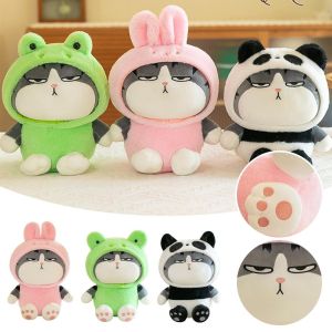 Cat Plush Toys Cushion Soft Toy Children Gift Animal Plush Sofa Decoration Emperor Arrogant Cat Cosplay Frog