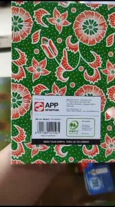 2 Buah Buku Hard Cover Paperline A6 Oktavo Isi 100 Lembar - Kertas Putih Cocok untuk Catatan Harian