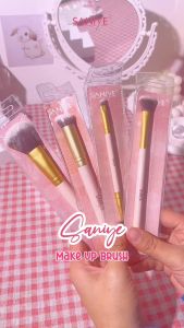 SANIYE Double headed eyebrow brush Kuas alis Kuas rias berkepala dua Kuas bulu mata Kuas spiral Kuas pengeriting bulu mata Kuas serba guna A104