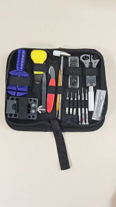 147 Pieces Watch Repair Tools Kit Opener Housing Set Professional Clock Watchs Link Pin Dissolving Tools With Nylon Case