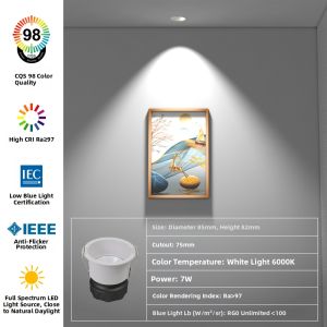 ZAGE | Low Blue Light Eye Protection LED Wall Wash Downlight