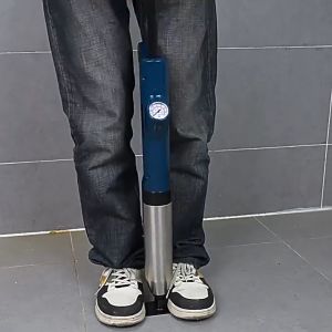 ปืนล้างท่อตัน เครื่องกำจัดท่ออุดตัน แถมอุปกรณ์ 5 ตัว สูบลมตัวเดียว แรงดันสูง ใช้งานง่าย ปลอดภัย ME0027