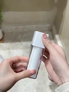 EELHOE | 【M】15/30/50ml Square Vacuum Bottle Press Lotion Empty Dispensers Liquid Foundation Makeup Portable Lady Cosmetic Container