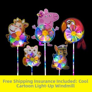 JIXIN | Glowing Rotatable Windmill Toy Outdoor Kids DIY Decoration