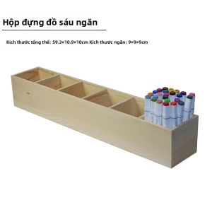 DIHUANTUO | Hộp Lưu Trữ Và Tổ Chức Hộc Drawer Gỗ