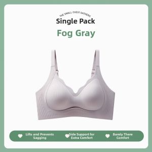 Bust Minimizing No Wire Gather Supporting Underwear Bra