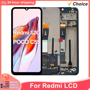 Super IPS For Xiaomi Redmi 12C LCD 22126RN91Y 2212ARNC4L Display Touch Screen Digitizer Assembly For Redmi POCO C55 Display