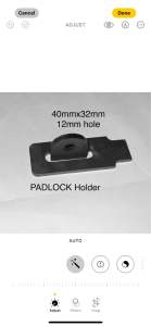 Gate Latch Padlock Holder Set Lagayan ng kandado