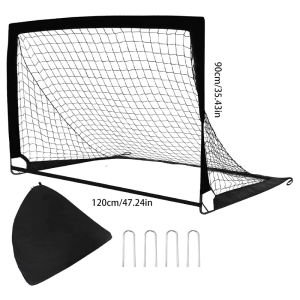 Portable Folding Mobile Training Soccer Goal