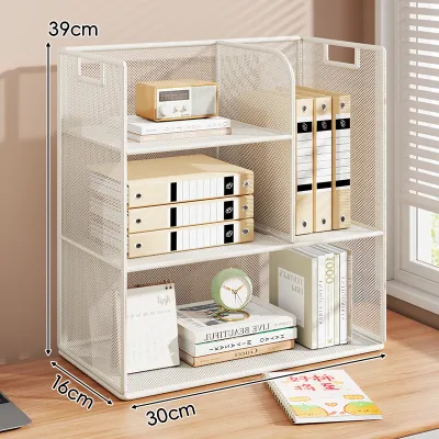 WUBUWEI | Multi-layered Tabletop Bookshelf Document Storage Rack