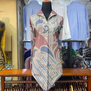 BAJU BATIK TUNIK COUPLE | BATIK TUNIK COUPLE MODERN | BATIK TUNIK SARIMBIT | BATIK TUNIK KATUN SOLO FULL LAPISAN FURING TRIKOT