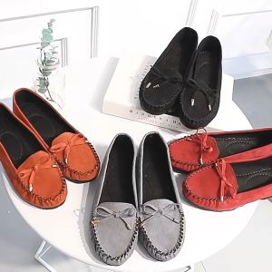 2025 Fashion Loafers Flat Shoes Moccasins Boat Shoes Soft Doll Shoes For Women