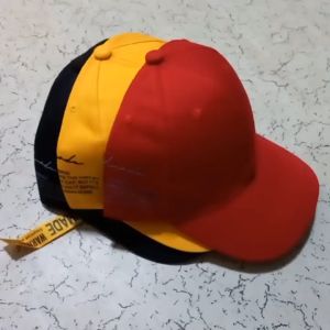 D&D Home | V/Made Warning Street Fashion Baseball Cap (BlackRedYellow)