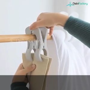 1pc Large White Grey Blue Blanket Plastic Clip Hanger Towel Clothes Coat Jacket Sock Shoe Underwear Windproof Laundry Bathroom House Pegs Klip Besar Selimut Baju Jaket Baju Dalam Kasut Putih Kelabu Biru Rumah - LITTLETHINGY