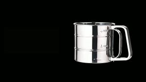 Alat Penyaring Tepung Gula Multifungsi / Saringan Stainless Praktis / Saringan Halus Tepung Gula