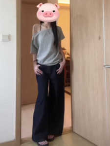 plus Size Womens Blue Wide Leg Denim High Waist Floor Length Summer Vintage Loose Fit Straight Cut Trousers Trendy Fashion