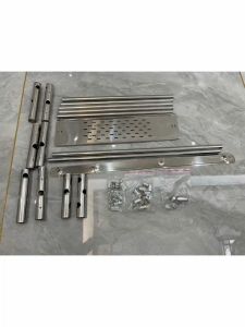 Stainless Rak Kamar Mandi Dinding Rak Sudut Rak Susun 1-3 Lapisan Rak Handuk Rak Serbaguna
