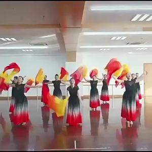 150cm Length Hot Sell Ms.Belly Dancing Fan Gradient Color Dancer Practice Long Imitation Dance Props Silk Fans