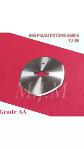 ( GRADE AA ) Pisau Cadangan Mesin Potong Kain YJ-65 Segi 6 / Slide Knife YF-G45