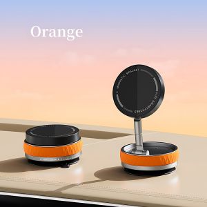 Secure Magnetic Car Phone Mount with Three-Axis Rotation and Suction Cup K10B