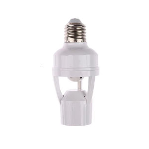 Play Video  360 Degrees PIR Human Induction Motion Sensor LED Night Lamp Holder Corridor Base E27 Delay Time Adjustable Switch