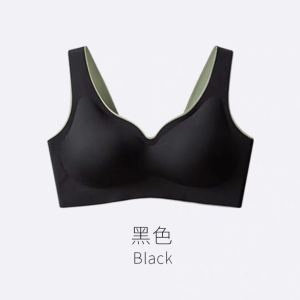 Womens Two-Piece Swimsuit Quick-Dry Sports Bra Professional Diving Vest Nylon Crewneck Surf Swimsuit with Chest Pad