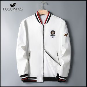 แจ็คเก็ตเบสบอล FUGUINIAO ชุดเบสบอลบุรุษ เสื้อแขนยาวลำลอง เสื้อกันหนาวแฟชั่น ป้องกันลม ชุดเบสบอล