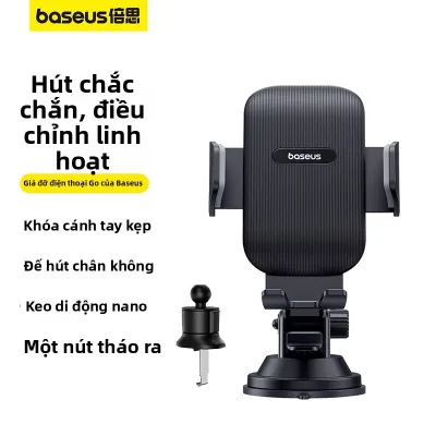 BASEUS | Đế Kẹp Điện Thoại Đa Năng Cho Ô Tô Với Miếng Hút Chân Không